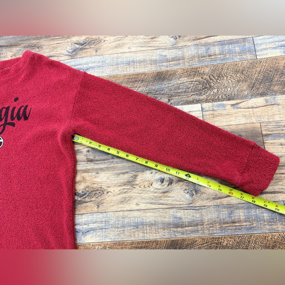 Pressbox Women’s University of Georgia Long Sleeve Comfy Terry Sweater, Size S - Picture 8 of 13